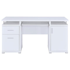 Tracy White Computer Desk - furniture place usa