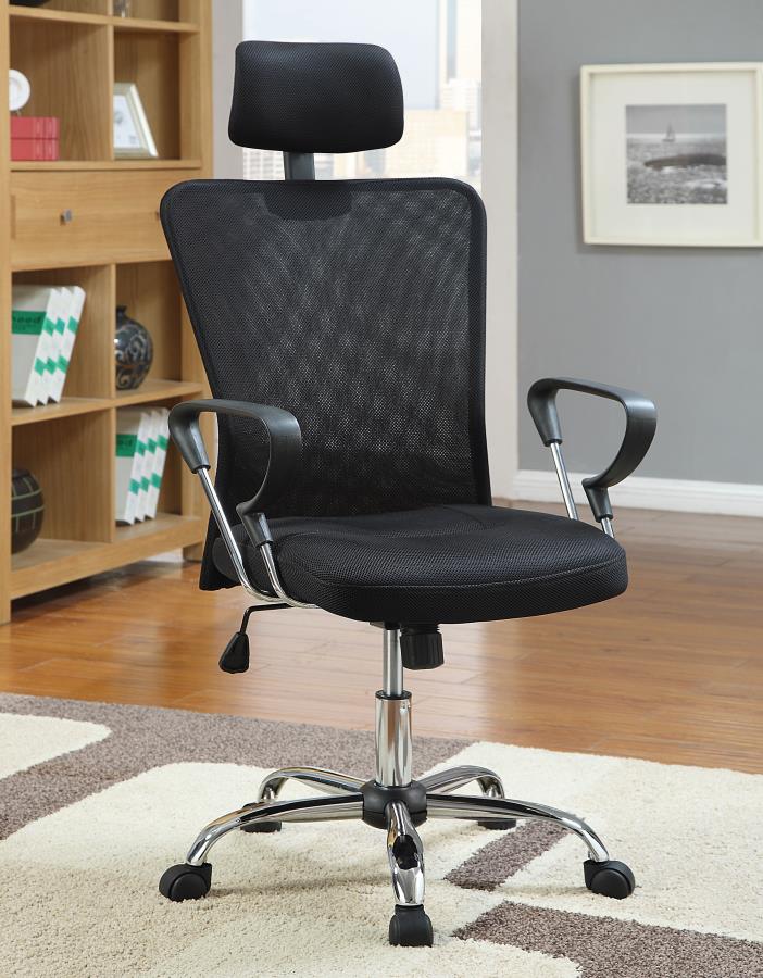 Stark Black Office Chair - furniture place usa