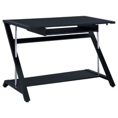 Mallet Black Computer Desk - furniture place usa