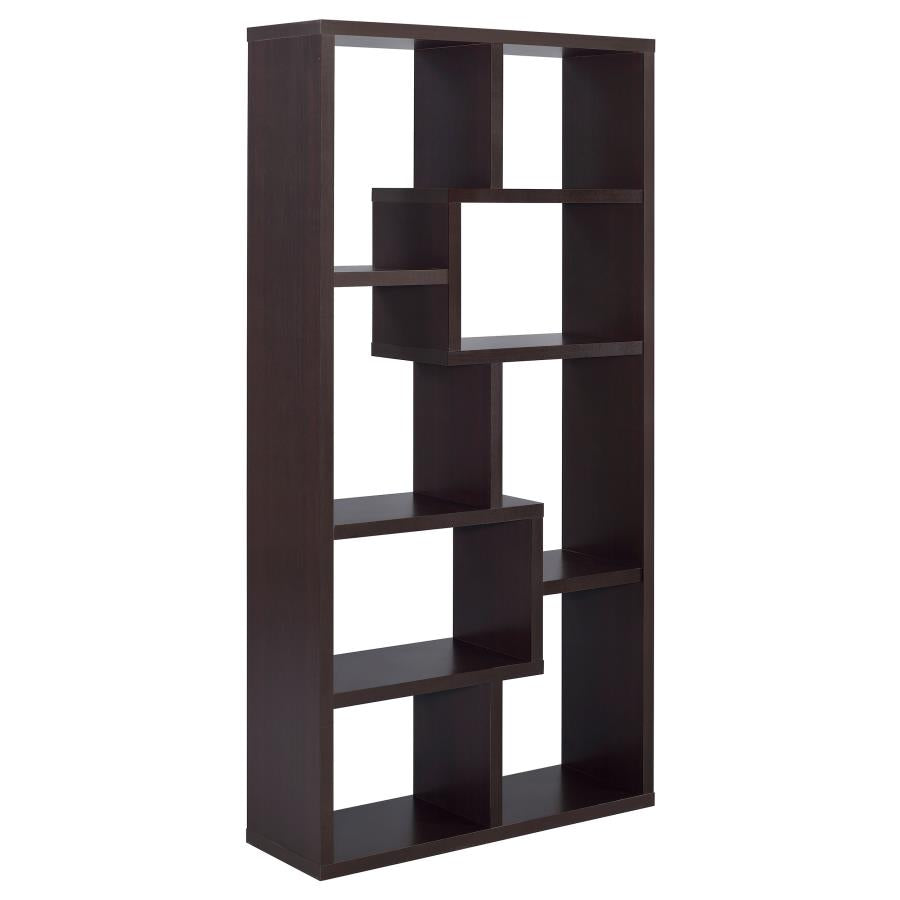 Theo Brown Bookcase - furniture place usa