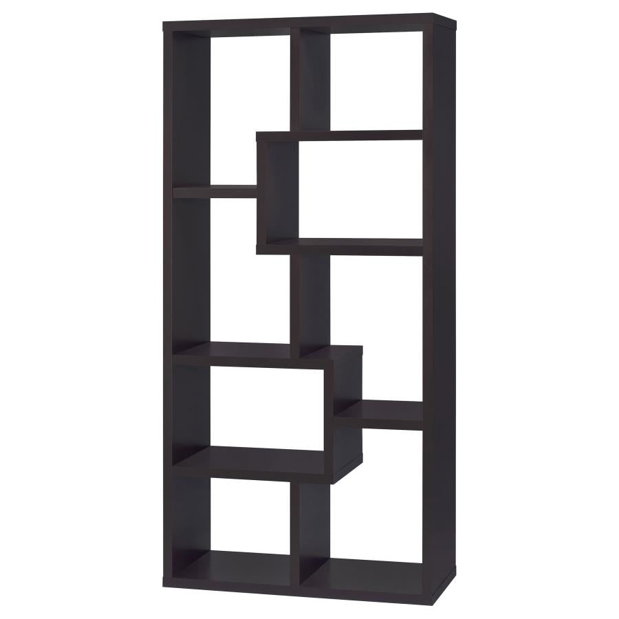 Theo Brown Bookcase - furniture place usa