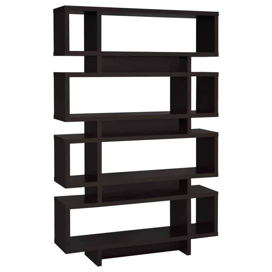 Reid Brown Bookcase - furniture place usa