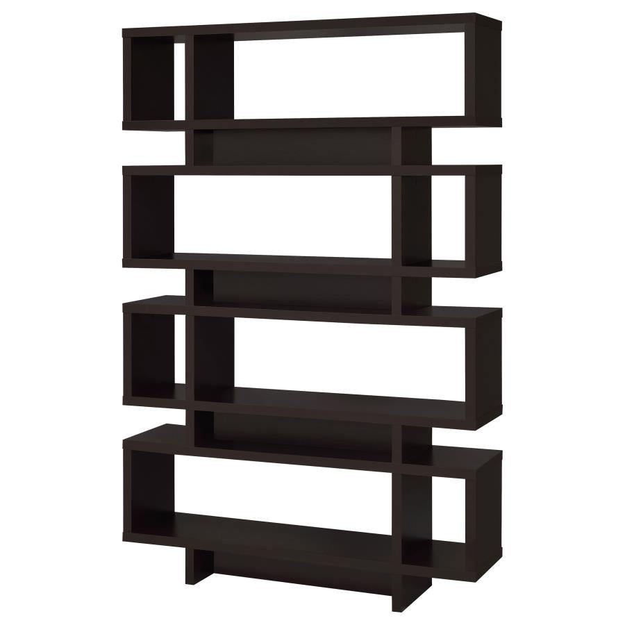 Reid Brown Bookcase - furniture place usa