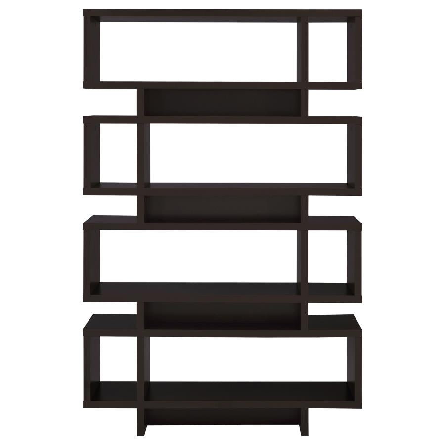 Reid Brown Bookcase - furniture place usa