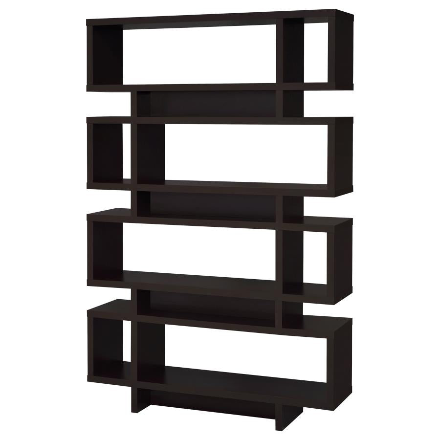 Reid Brown Bookcase - furniture place usa