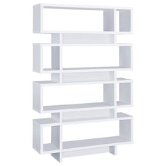 Reid White Bookcase - furniture place usa