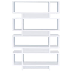 Reid White Bookcase - furniture place usa