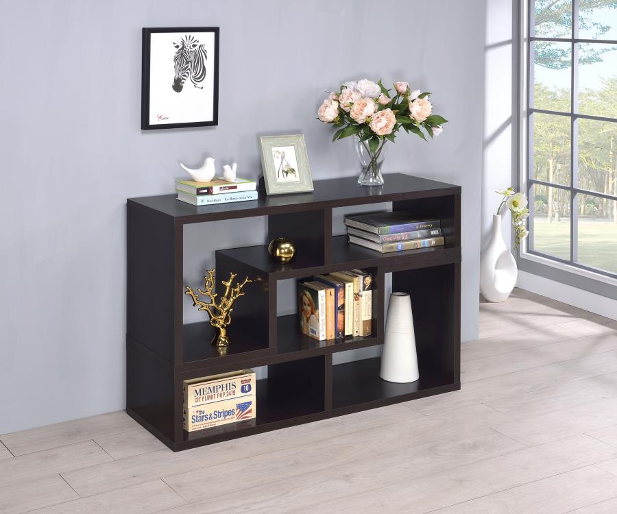 Velma Brown Bookcase / Tv Stand - furniture place usa