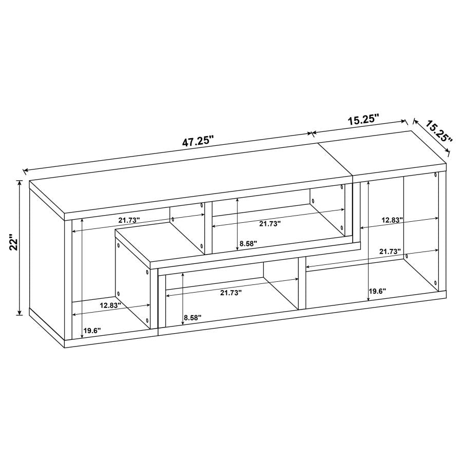 Velma Brown Bookcase / Tv Stand - furniture place usa