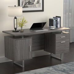 Lawtey Grey Computer Desk - furniture place usa