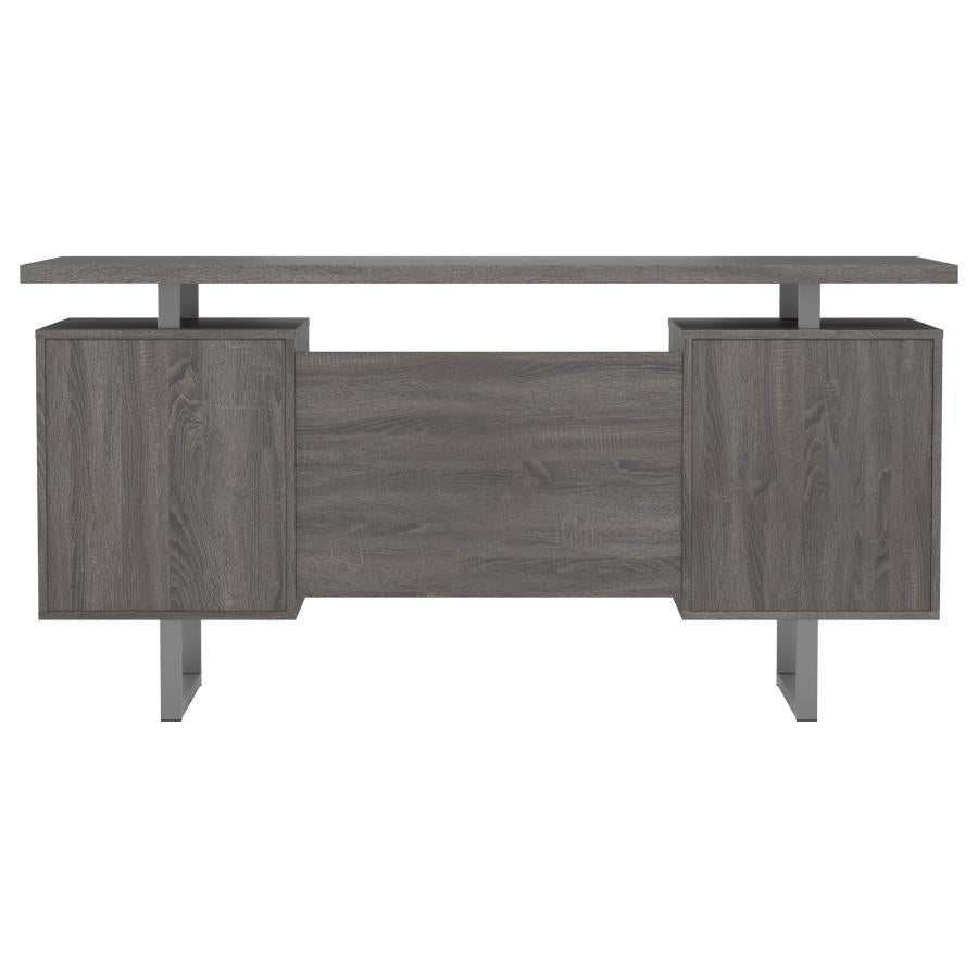 Lawtey Grey Computer Desk - furniture place usa