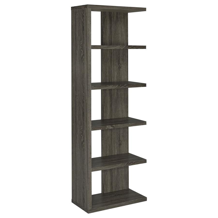 Harrison Grey Bookcase - furniture place usa