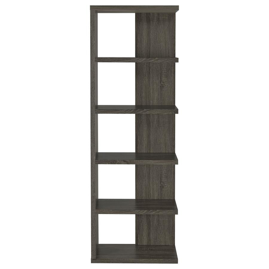 Harrison Grey Bookcase - furniture place usa