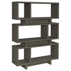 Reid Grey Bookcase - furniture place usa