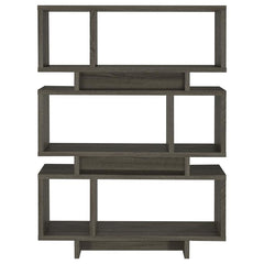 Reid Grey Bookcase - furniture place usa