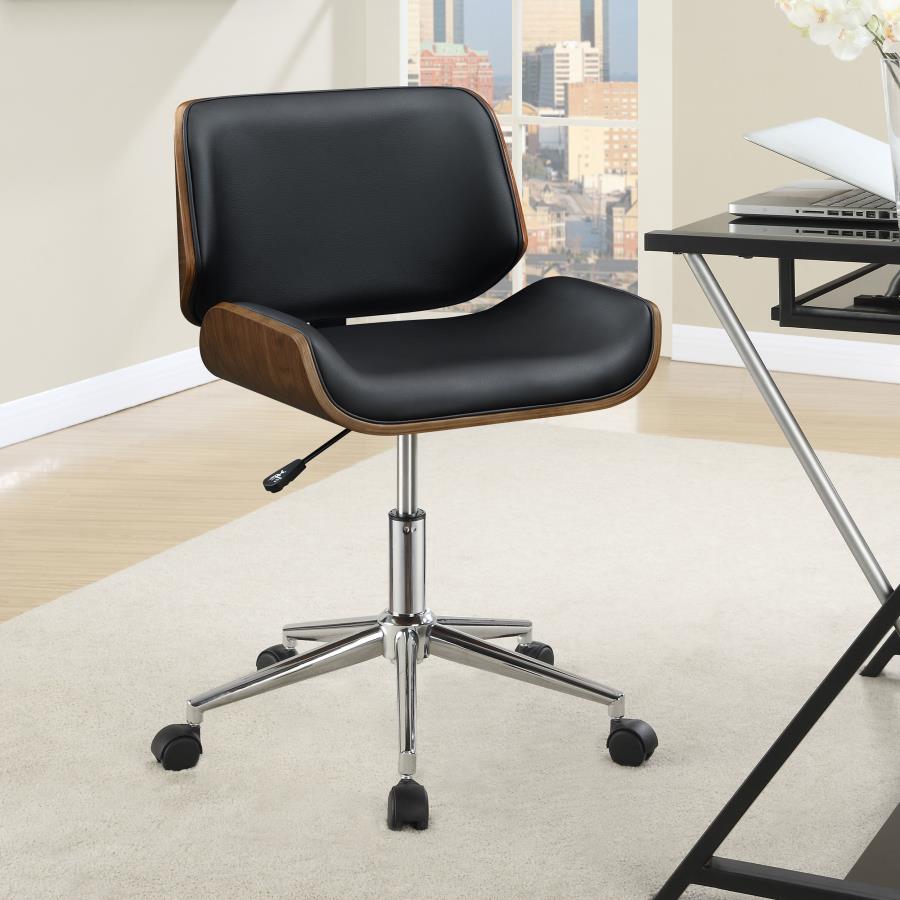 Addington Black Office Chair - furniture place usa