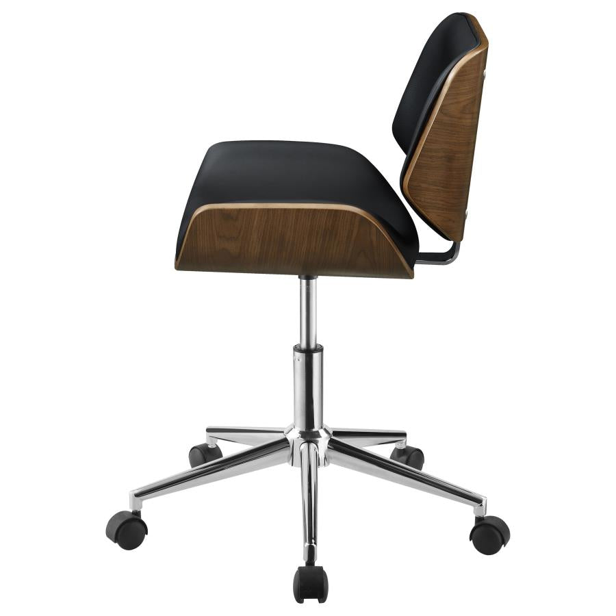 Addington Black Office Chair - furniture place usa