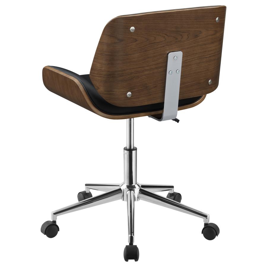 Addington Black Office Chair - furniture place usa