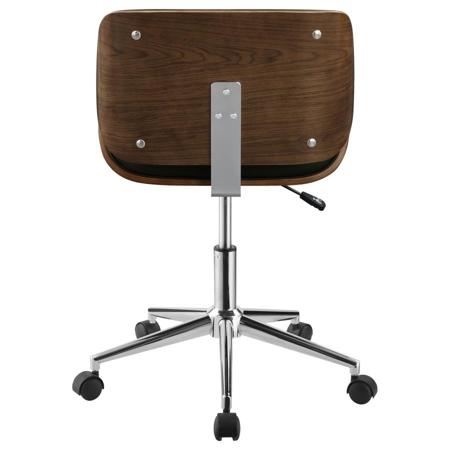 Addington Black Office Chair - furniture place usa