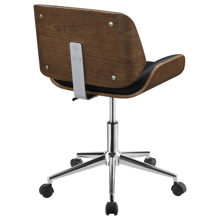 Addington Black Office Chair - furniture place usa