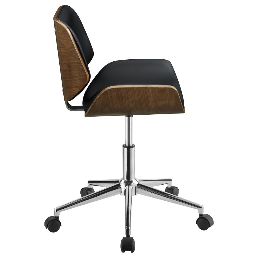 Addington Black Office Chair - furniture place usa