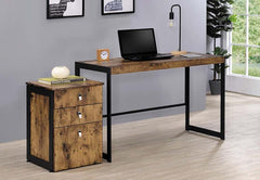 Estrella Brown 2 Pc Desk Set - furniture place usa