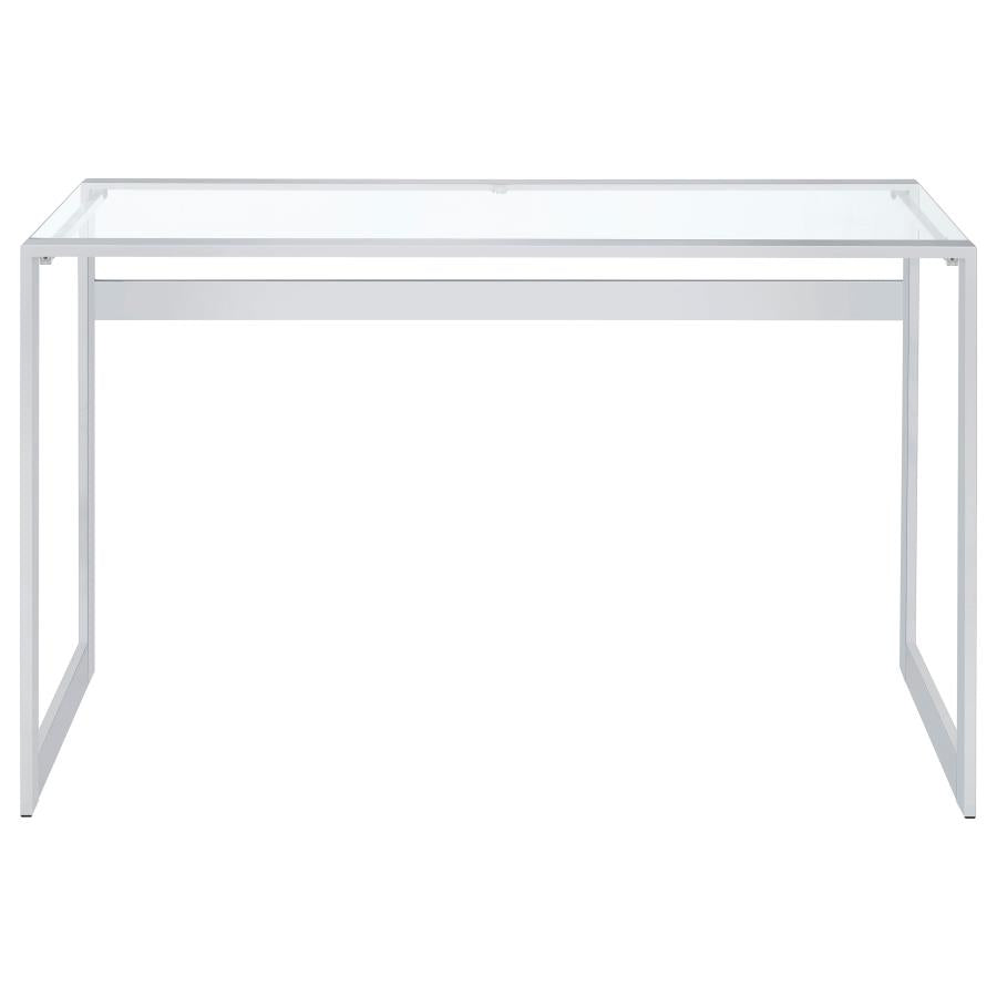 Hartford Silver Writing Desk - furniture place usa