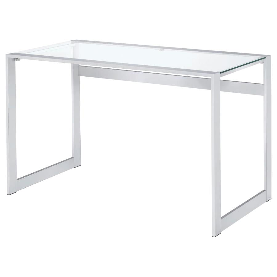 Hartford Silver Writing Desk - furniture place usa