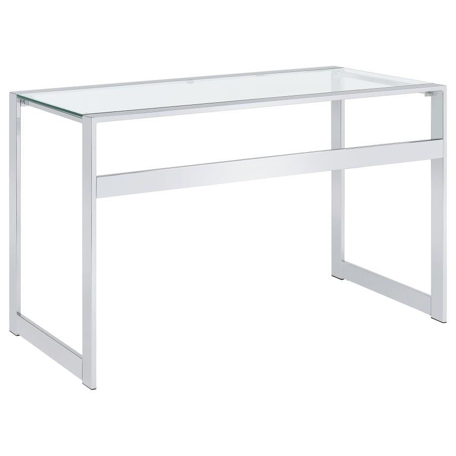 Hartford Silver Writing Desk - furniture place usa