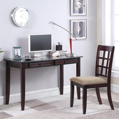 Newton Brown 2 Pc Desk Set - furniture place usa