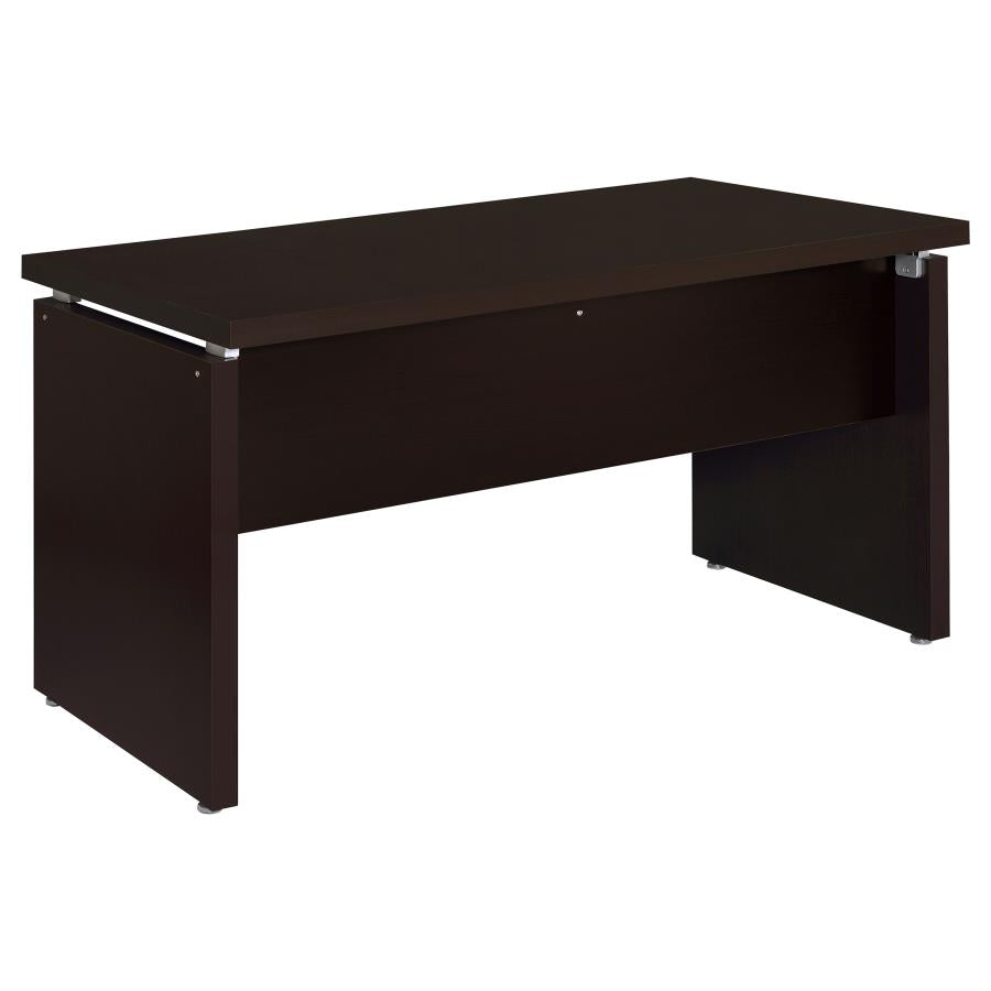 Skylar Brown L-shape Desk - furniture place usa