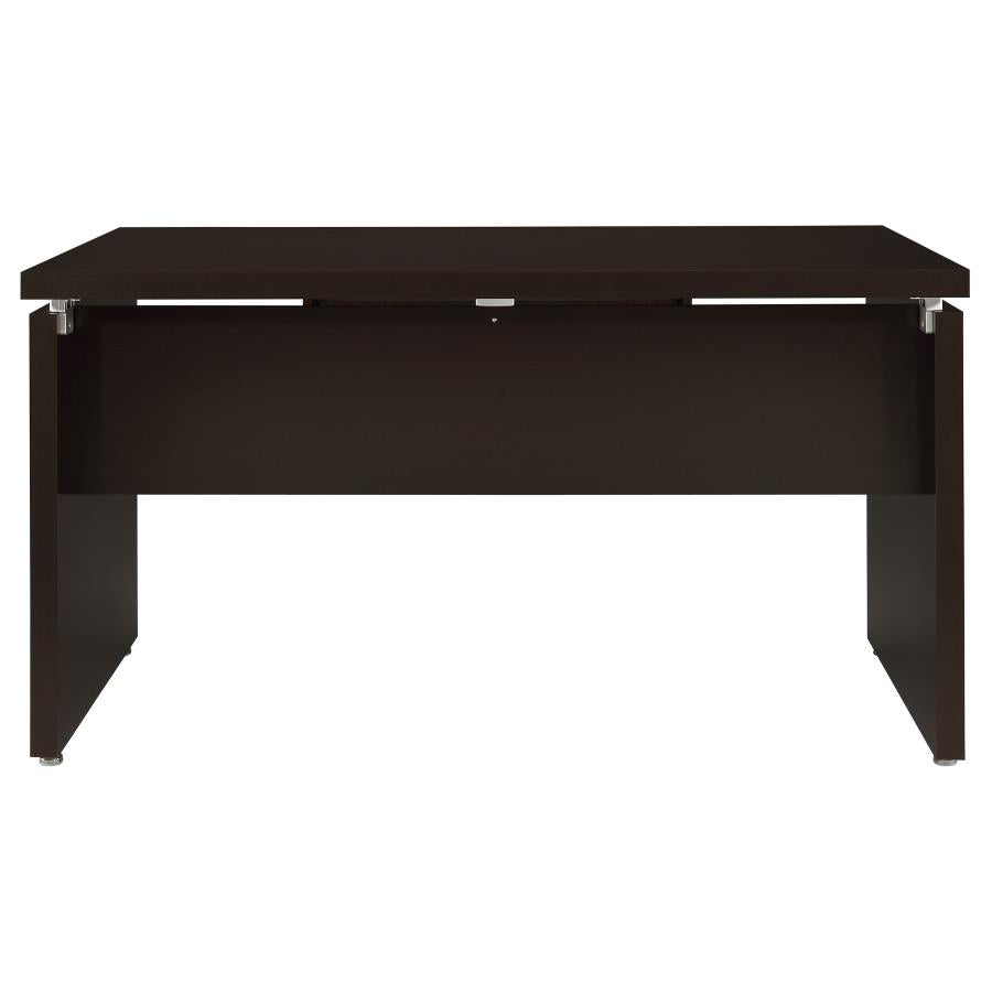 Skylar Brown L-shape Desk - furniture place usa