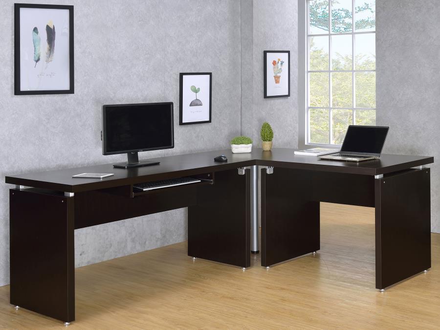 Skylar Brown Computer Desk - furniture place usa