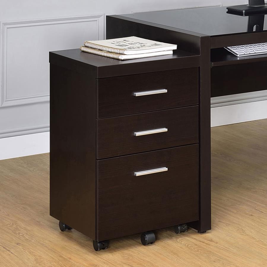 Skeena Brown Storage Cabinet - furniture place usa