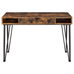 Olvera Brown Writing Desk - furniture place usa