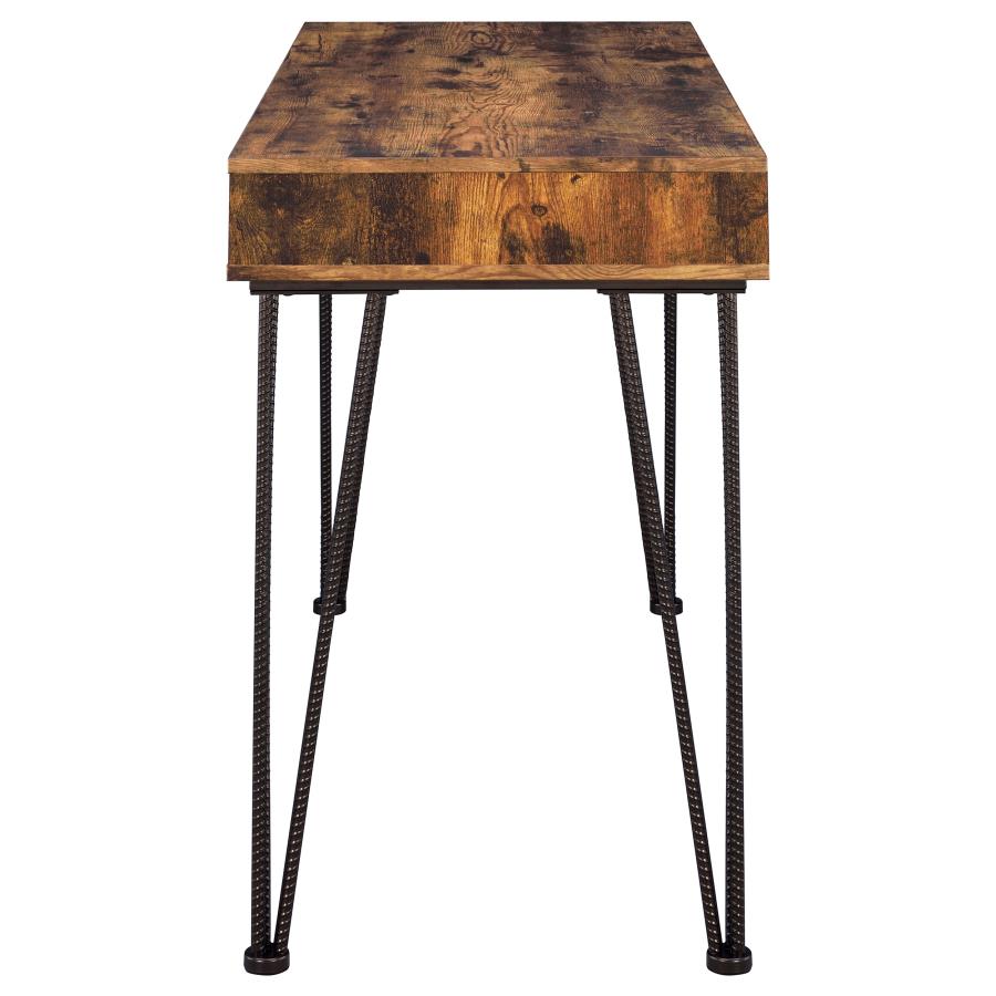 Olvera Brown Writing Desk - furniture place usa