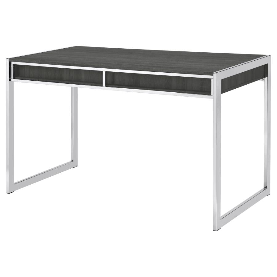 Wallice Grey Writing Desk - furniture place usa