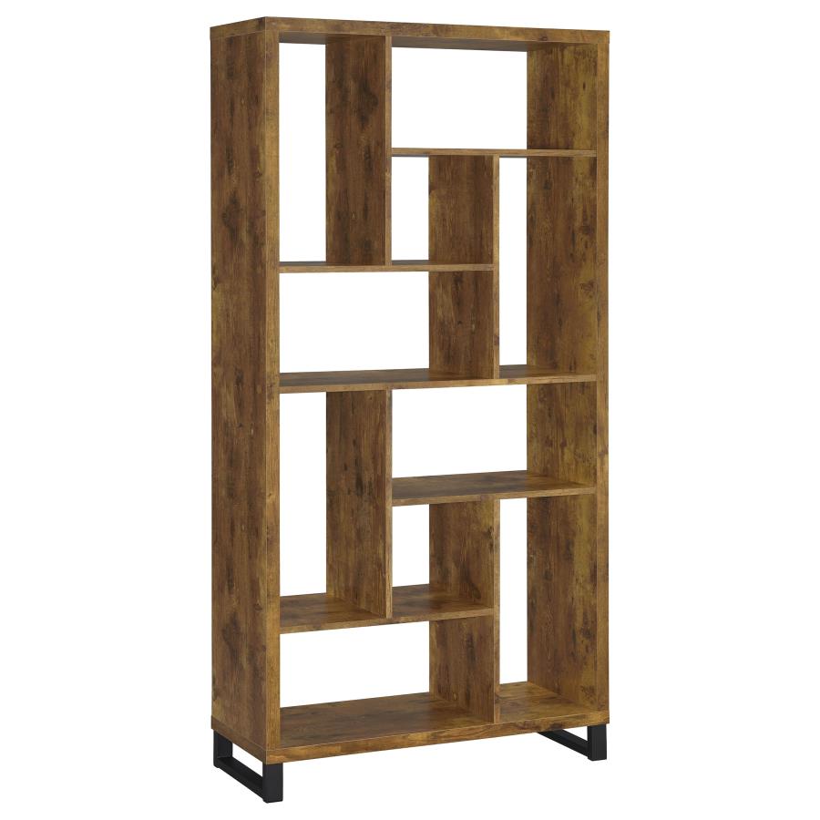 Delwin Brown Bookcase - furniture place usa