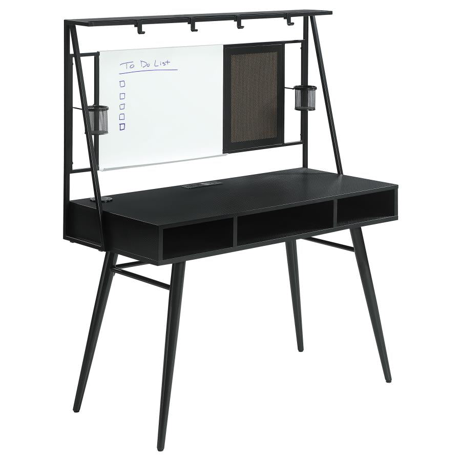 Jessie Black Writing Desk - furniture place usa