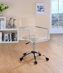 Amaturo Clear Office Chair - furniture place usa