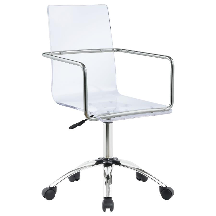 Amaturo Clear Office Chair - furniture place usa