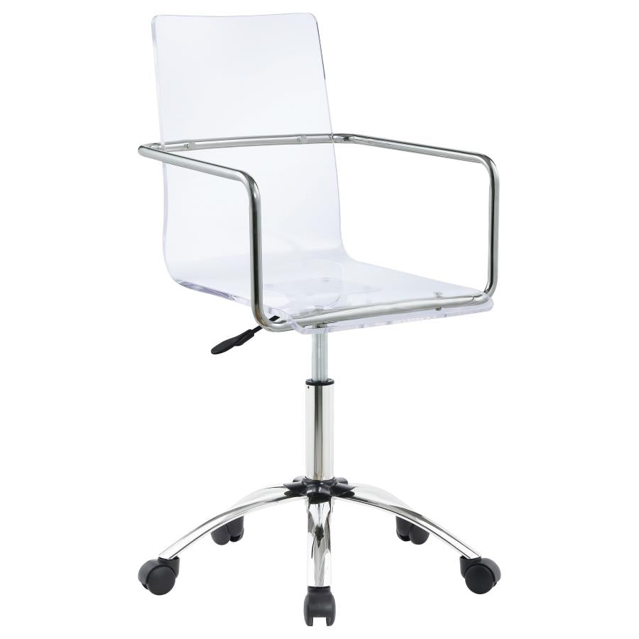 Amaturo Clear Office Chair - furniture place usa