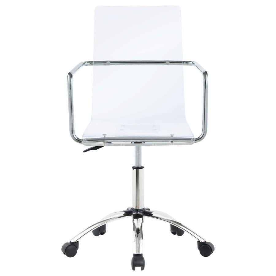 Amaturo Clear Office Chair - furniture place usa