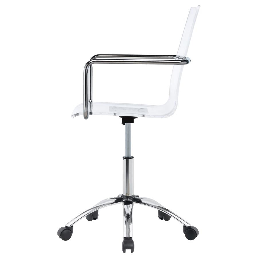 Amaturo Clear Office Chair - furniture place usa