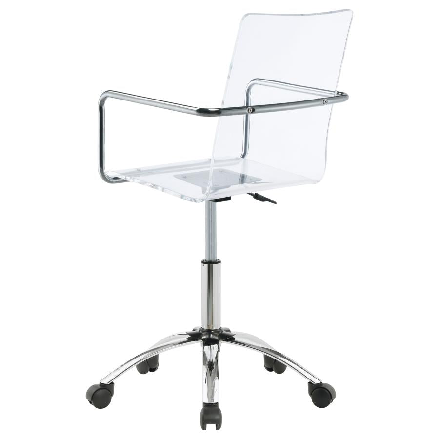 Amaturo Clear Office Chair - furniture place usa