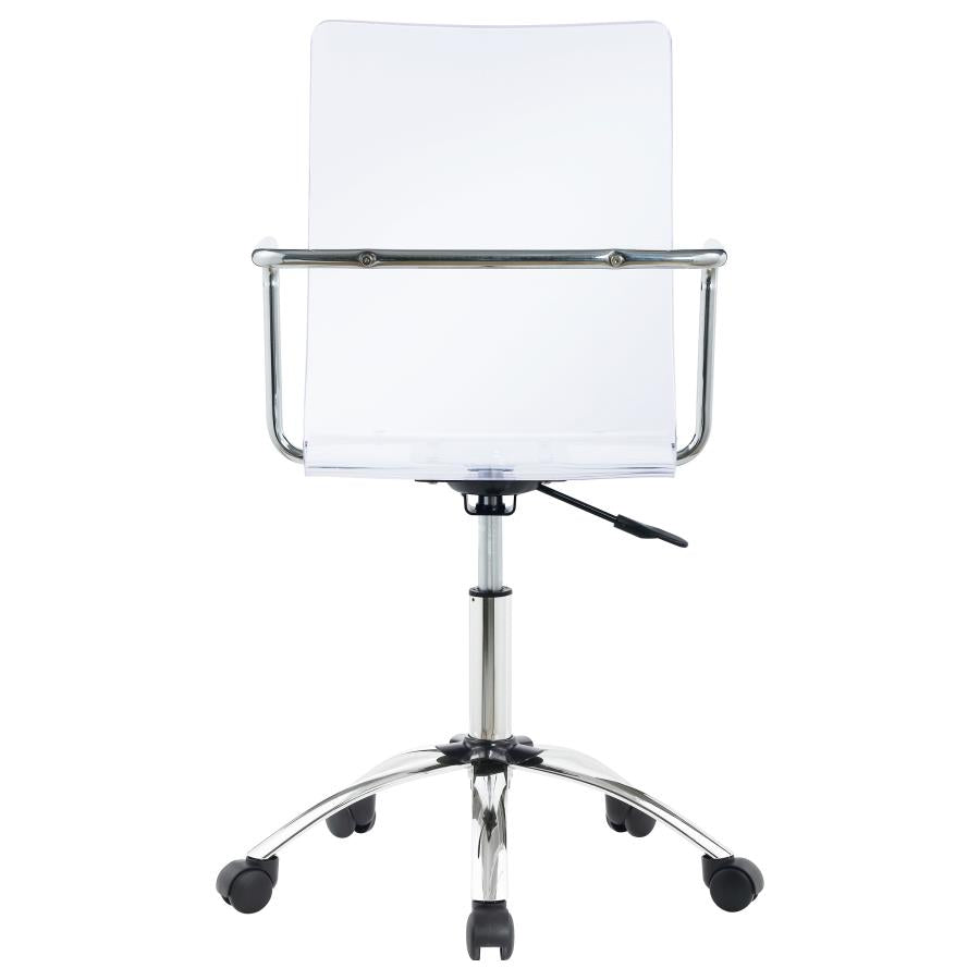 Amaturo Clear Office Chair - furniture place usa