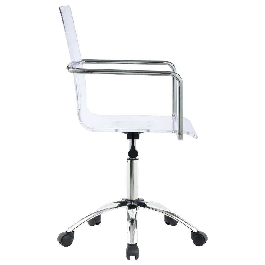 Amaturo Clear Office Chair - furniture place usa