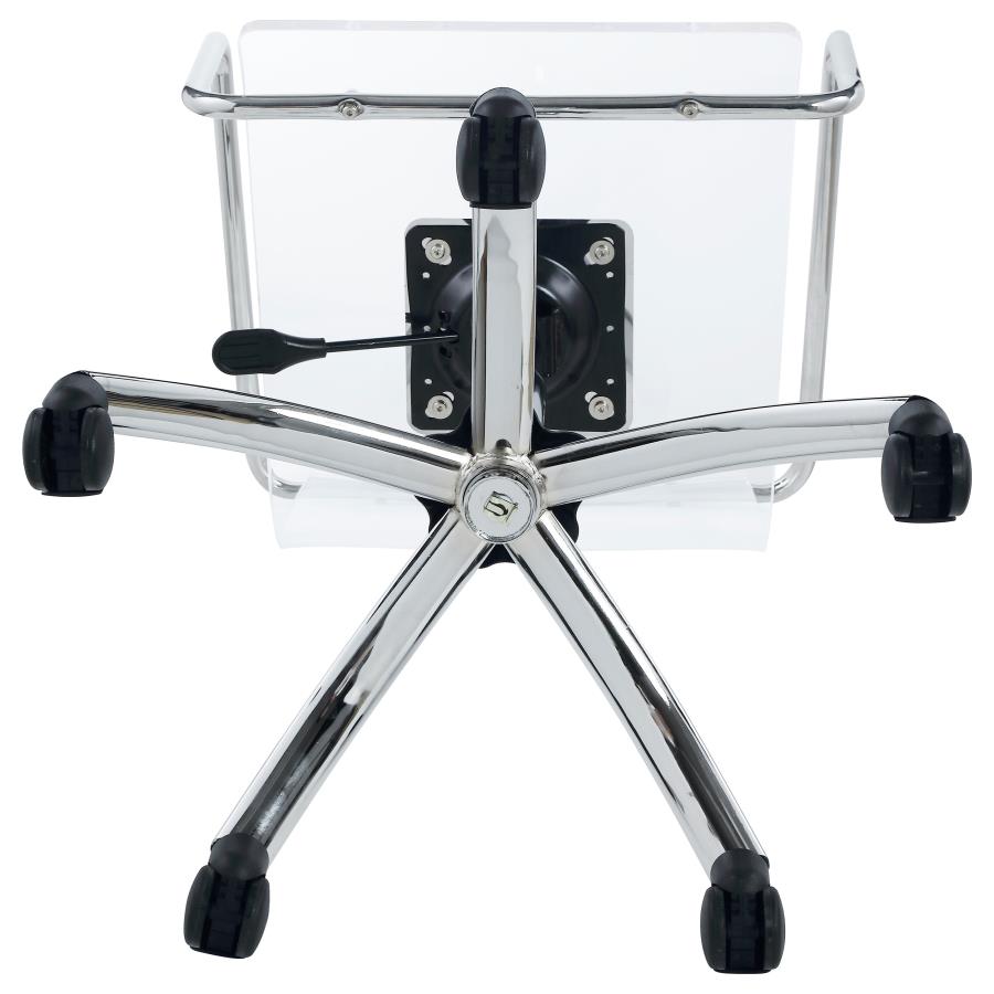 Amaturo Clear Office Chair - furniture place usa