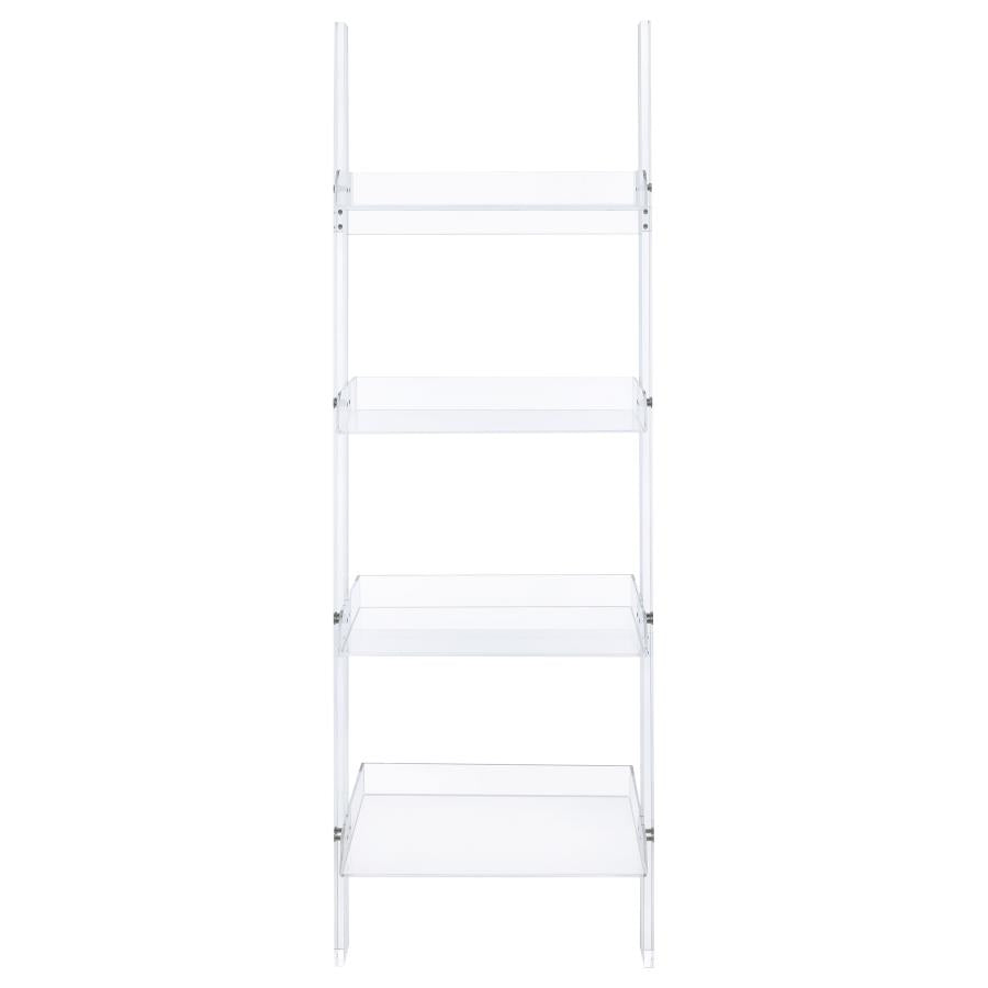 Amaturo Clear Bookcase - furniture place usa