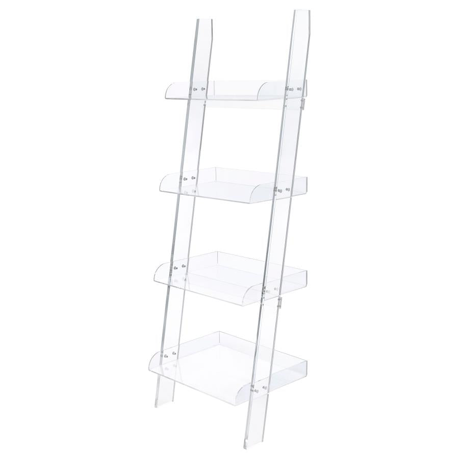 Amaturo Clear Bookcase - furniture place usa